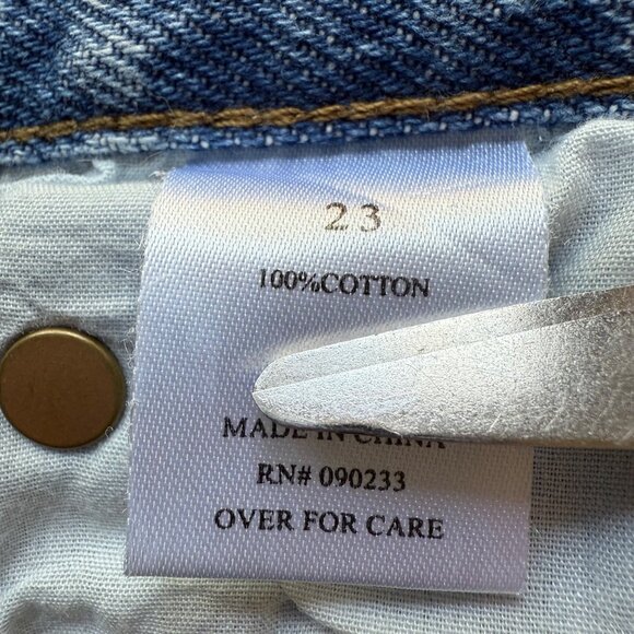 Playboy x PacSun Size 23 Women's Medium Wash 90s Boyfriend Bunny Print Jeans - Picture 6 of 15